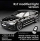 Коллекционная детализированная металлическая модель Audi RS 7 Sportback с пультом (фары, сигнал, стробоскоп) 1:18 - изображение 7