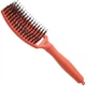 Щітка для волосся OLIVIA GARDEN Finger Brush Care Iconic Boar&Nylon Orange Dream - изображение 2