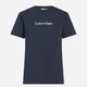 Koszulka damska bawełniana Calvin Klein K20K205448-CEF M Ciemnogranatowa (8720639971961) - obraz 3