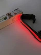 Светодиодный ошейник для собак Zoofari LED, регулируемый, оранжевый, размер L (60–70 см), USB зарядка - изображение 7