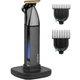 Тример Super-X Metal Black Edition, для вусів та бороди, акум., насадок-2, кейс, підставка, BaByliss 000329382 - зображення 2