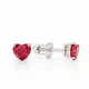 Сережки-пусети (гвоздики) срібні з фіанітами Silver Style (326318.55 sku:2300103939169) - зображення 1