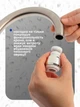 Аератор для крана насадка на змішувач 2 режими економія води 360° BRS Silver-White - зображення 3