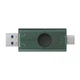 Флеш накопичувач USB 256Gb Kingston DataTraveler Duo, Green/Black, Type-C / USB 3.2 Gen 1 (DTDEG2/256GB) - изображение 3