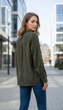 Блуза inDresser XS Хаки (IN-F0876В-037Ж-Khaki) - изображение 2
