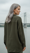Блуза inDresser XS Хаки (IN-F0876В-037Ж-Khaki) - изображение 4