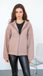 Бомбер-худі жіночий трикотаж моко, L;XL - изображение 1
