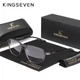 Очки компьютерные Blue Blocker 45% для мужчин и женщин KINGSEVEN 9205 Clear Gray 45 - изображение 1