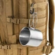 Кружка із нержавіючої сталі 600мл Mil-Tec TRINKBECHER STAINLESS STEEL 600 ML (DRAHTGRIFFE) (14602600) - зображення 8
