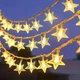 Світлодіодна гірлянда на батарейках Зоряне сяйво, 3 метри на 20 лампочок, тепле біле світло - зображення 7