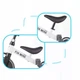 Велобег 3 в 1 Ikonka Trike Fix Mini, трехколесный беговел, трехколесный велосипед и двухколесный велосипед в одном, Белый - изображение 2
