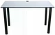 Игровой офисный стол SmartDesk B-13 White Black 120×60 см с белой столешницей и черной кромкой для работы и гейминга - изображение 1