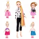 Дерев'яний ляльковий будиночок KinderToys 100 см з меблями та аксесуарами для захоплюючих ігор та розвитку уяви - зображення 5
