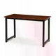 Большой письменный стол ModernHome Desks 120×60 см коричневый для компьютера и ноутбука с металлическими ножками - изображение 1