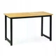 Компьютерный письменный стол ModernHome Desks прямой 120×60 см орех для дома и офиса - изображение 2