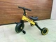 Трёхколёсный велосипед‑беговел Ikonka Trike Fix Mini 8" 3‑в‑1, жёлтый - изображение 1