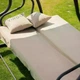 Садовая качель Virgo Relax Plus Beige с навесом и функцией шезлонга, для сада и террасы - изображение 4