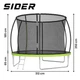 Батут SIDER 10 FT, 312 см, с внутренней сеткой и лестницей чёрный, 150 кг - изображение 5