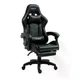 Игровое кресло Hanert G‑Force Black с подставкой для ног, экокожа - изображение 3