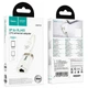 Переходник Hoco UA41A Crystal Lightning to RJ45 100 Mbs (0.15m) Apricot - изображение 5