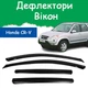 Дефлекторы боковых окон Honda CR-V II Хонда СР-В 2 2001-2006 ветровики - изображение 1
