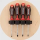 Набор отверток INTERTOOL VT-3434 STORM 4 ед. (SL5, SL6, PH1, PH2) — Профессиональный инструмент для надежной работы - изображение 4