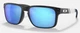 Окуляри сонцезахисні Oakley Holbrook Indianapolis Colts, чорні з лінзами Prizm Sapphire Blue - зображення 1