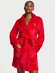 Теплий халат Victoria’s Secret Cozy Plush Robe Червоний Xs - зображення 1