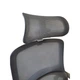 Кресло офисное компьютерное ERGO T2502 эргономичное с подголовником Gray (сетка) - изображение 7
