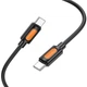Дата кабель Borofone BX114 Structure Type-C to Type-C 60W (1m) (Black) (243676) - изображение 4