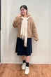 Куртка на молнии UNIQLO из искусственного меха 1159851472 (Коричневый XL) - изображение 3