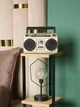 Портативный радиоприемник AM/FM/SW и MP3 работа от сети и аккумулятора с USB, SD, MICRO SD ретро радио колонка серый - изображение 7