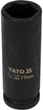 Головка торцевая ударная YATO шестигранная удлиненная 1/2" 19 мм (YT-1039) - изображение 1