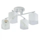 Люстра потолочная Sirius 07245/4 Matte White+CR на четыре лампы Е27 с металлическим каркасом белая с хромовым IP20 - изображение 3