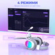 Навушники Fifine H16W 7.1 RGB White - зображення 11