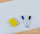 Планер магнітний на холодильник A3 дошка з 2 маркерами магнітними та 1 магнітною губкою щоденник трекер розклад уроків календар на мiсяць тиждень планінг магнітна дошка на холодильник 42*30 см Aland Way Білий 2100006 - зображення 4