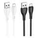 Кабель для зарядки и передачи данных USB Borofone BX121 Durable 2.4A USB-A to МicroUSB 1 метр Black - изображение 2