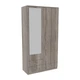 Шкаф платяной с полками и ящиками Kontinent ГКШ 8 Дуб сонома трюфель 112х48х210 см - изображение 1