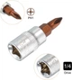 Головка бита крестообразная PH.1, 1/4" Forsage F-321321 Premium - изображение 3