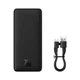 Повербанк Baseus Airpow 10000 mAh 20W, чорний - зображення 3