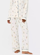 Жіночі піжамні штани Primark Cosy Printed Boyfriend Pyjamas Bottoms XL для дому та сну Білий (8778) - зображення 1