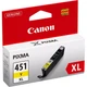 Картридж Canon CLI-451Y XL (Yellow) PIXMA MG5440/MG6340 - изображение 2