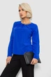 Блуза однотонная, цвет электрик, S, 230R306 - изображение 3