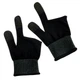 Напальчники для гри на телефоні Hoco GA21 Eagle Claw silver fiber two-finger gaming gloves Black - зображення 2