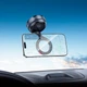 Утримувач HOCO High vacuum suction cup magnetic holder H92 (universal) |4.5-7"| Black - зображення 6