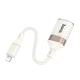 Перехідник HOCO Crystal Lightning male to USB female 2.0 adapter UA39 |0,125m, 480Mbps, OTG| - зображення 4