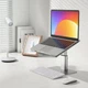 Подставка для ноутбука с охлаждением Baseus Metal Adjustable Laptop Stand Silver (LUJS000012) - изображение 5