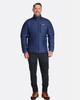 Куртка мужская зимняя. Rab Microlight Jacket, Deep Ink (Marmalade), L (RB QDB-16-DIM-LRG) - изображение 8