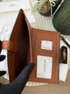 Гаманець книжка coach коричневий є відділення на телефон + подарункове пакування - изображение 4