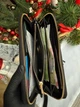 Гаманець чорний коричневий Long Zip Around Wallet With Detachable Card Case In Signature Canvas натуральна шкіра + подарункове пакування - изображение 11